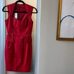 Bebe peplum dress! NWT.